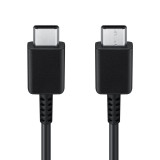 Cablu Date si Incarcare USB Type-C la USB Type-C Samsung EP-DA705, 3A, 1 m, Negru EP-DA705BBEGWW