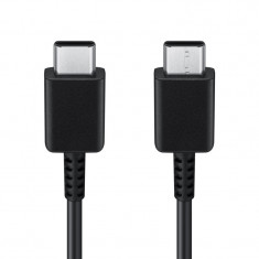 Cablu Date si Incarcare USB Type-C la USB Type-C Samsung EP-DA705, 3A, 1 m, Negru EP-DA705BBEGWW