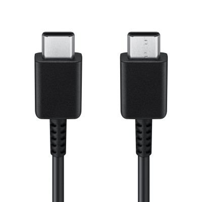 Cablu Date si Incarcare USB Type-C la USB Type-C Samsung EP-DA705, 3A, 1 m, Negru EP-DA705BBEGWW foto