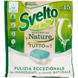 Detergent pastile pentru masina de spalat vase ,15 spalari, SVELTO