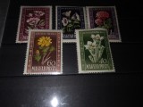 TIMBRE UNGARIA 1950 FLORI