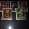 TIMBRE UNGARIA 1950 FLORI