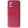 Husa Silicon Burgundy pentru Samsung Galaxy A02s, High Copy Apple - Protectie Premium