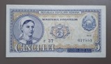 Bancnota 5 lei 1952, seria r 37 617553- stare unc/aunc