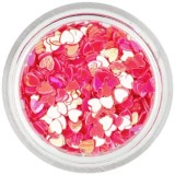 Paiete nail art - inimi &icirc;n culoarea coralului, INGINAILS