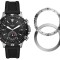 Ceas Barbati, Fossil, Hybrid Garrett FTW1190SET, Set cu Cadrane - Marime universala