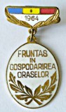 INSIGNA FRUNTAS IN GOSPODARIREA ORASULUI 1964