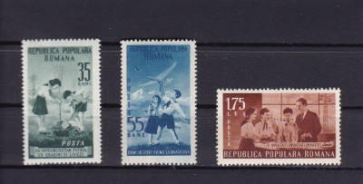 ROMANIA 1953 LP 343 PIONIERI SERIE MNH foto