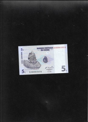 Congo 5 centimes 1997 unc seria0656183 foto