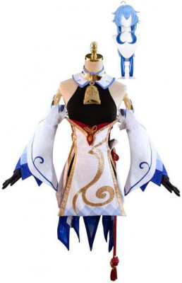 Pentru Cosplay Genshin Impact Costum Set complet de costume Anime RPG cu perucă foto
