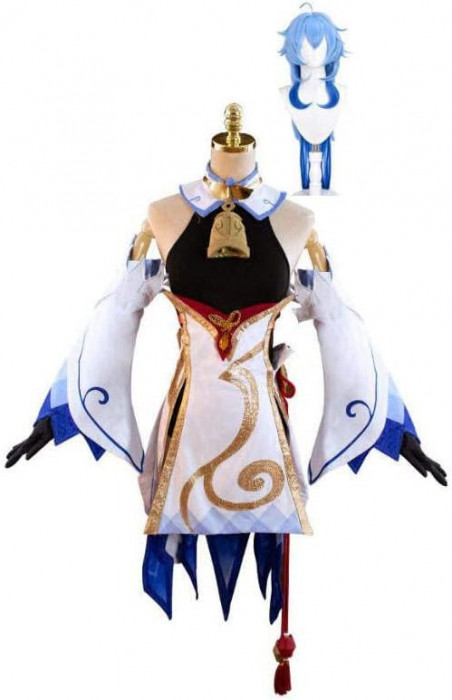 Pentru Cosplay Genshin Impact Costum Set complet de costume Anime RPG cu perucă