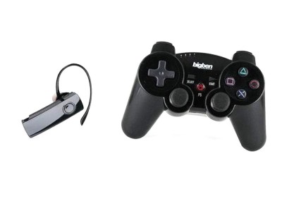 Controller BigBen wireless + Casca chat - pentru PlayStation PS 3 - EAN 3499550288650 (e) foto