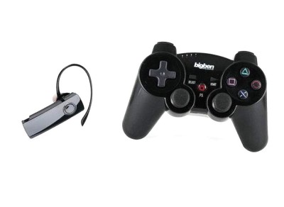 Controller BigBen wireless + Casca chat - pentru PlayStation PS 3 - EAN 3499550288650 foto