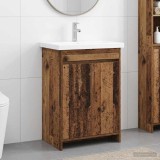 Cumpara ieftin Set de mobilier pentru baie Lemn vechi 81 x 40 x 84,5 cm