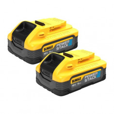 Set 2 Acumulatori DeWalt PowerStack DCBP518H2 18V 5AH LI-ION