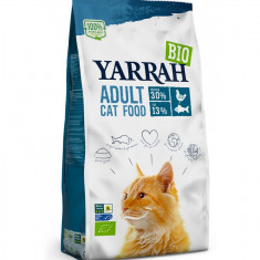 Hrana uscata bio pentru pisici adult, cu peste, 30% proteina si 13% grasimi, 800g Yarrah
