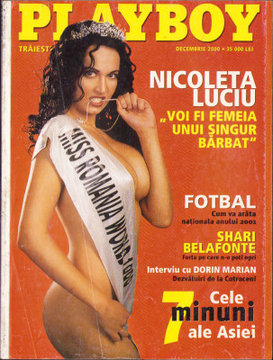 Playboy Romania decembrie 2000 foto