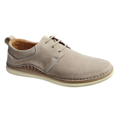 Pantofi casual barbati din piele naturala bej - Model Colin 547B foto