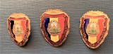 (2) LOT 3 INSIGNE &quot;MILITAR DE FRUNTE&quot;, RSR, DIMENSIUNI DIFERITE