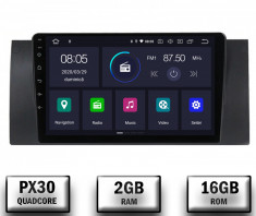 Navigatie BMW E39 E53, Android 10, QUADCORE PX30 2GB RAM + 16GB ROM, 9 Inch - AD-BGWBMWE399P3 foto