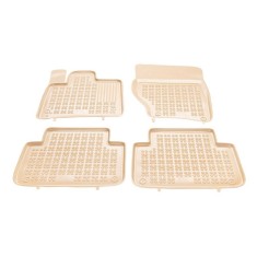 Covorase Presuri Auto Cauciuc Dedicate Bej Audi Q7 I 2005 - 2015