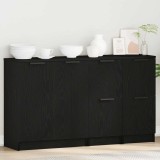 Cumpara ieftin Bufet Stejar Negru 180 x 30 x 70 cm Lemn compozit