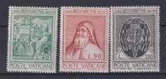 VATICAN 1972 ARTA MI. 610-612 MNH foto