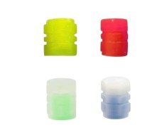 Capace fosforescente universale pentru supape cauciucuri, valve auto si moto, din ABS , Protectie si efect luminos noaptea
