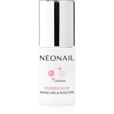 NEONAIL Manicure &amp; Pedicure Rubber Base baza gel pentru unghii cu proteine 7,2 ml