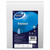 Cumpara ieftin Mates Ribbed Condom BX144 Clinic Pack