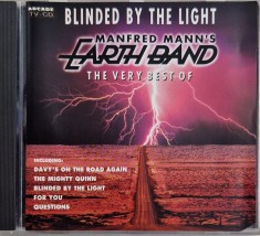 Manfred Mann's Earth Band &lrm;&ndash; Blinded By The Light (The Very Best Of) _ VG+ / VG+ cd rock clasic _ Arcade, Germania, 1992