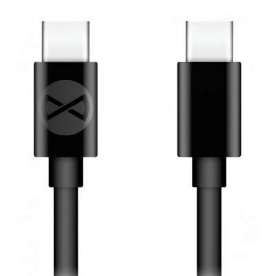 Cablu Date si Incarcare USB-C - USB-C Forever, 60W, 1m, Negru foto