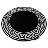 Covor HAMPTON Grecos cerc negru, cerc 200 cm