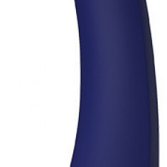 Vibrator Hybris Blue Evolution, 10 Mdouri Vibratii, Silicon, USB, Albastru Inchis, 21 cm