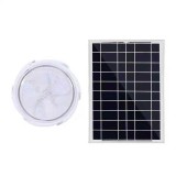 Lampa Solara 30W, 2700lm, Alb Rece, 145mm, Telecomanda, 6000K, 2Ah, 50 LED, Gradina
