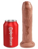 Dildo Realistic King Cock Necircumcis, Natural, 17.5 cm