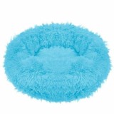 Cumpara ieftin Culcus moale, pentru caine/pisica, albastru, 90 cm, Springos