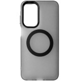 Husa spate TPU cu plastic gri semitransparent, magnet, pentru Samsung Galaxy A26 5G