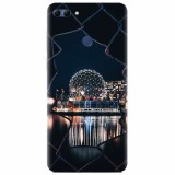 Husa silicon pentru Huawei Y9 2018, Abstract Architectural Design