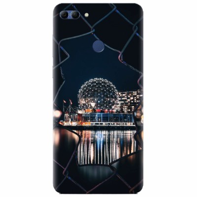 Husa silicon pentru Huawei Y9 2018, Abstract Architectural Design foto