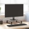 vidaXL Suport de monitor, negru, 40x35x8 cm, sticlă securizată/ metal
