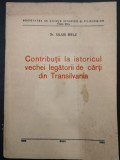 Dr. Iulius Bielz - Contributii la Istoricul Vechei Legatorii de Carti din Transilvania