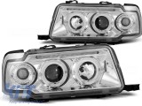 Set de faruri de tuning cu ochi de &icirc;nger halogen potrivit pentru Audi 80 B4 09.1991-04.1996, stanga si dreapta Performance AutoTuning