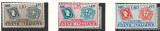 Trieste, Zone A 1951 Mi 161/63 MNH - 100 de ani de timbre, Nestampilat