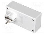 Carcasă alimentator BOPLA 65mm x 120mm x 40mm albă