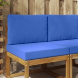 vidaXL Perna pentru canapea de exterior 2 pcs Turcoaz Poliester 900726