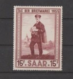 Saar 1955 - Ziua mărcii poștale, neuzat