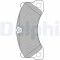 DELPHI LP2117 set placute frana,frana disc