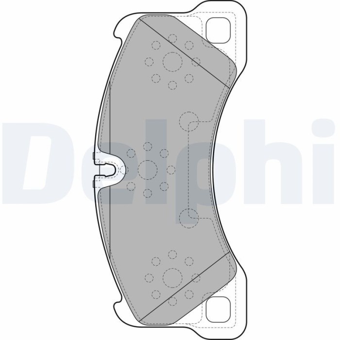 DELPHI LP2117 set placute frana,frana disc