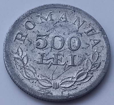 500 Lei 1946, Aluminiu foto